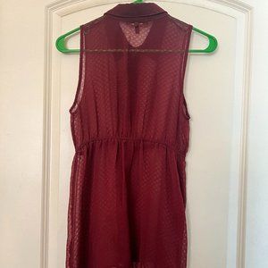 Maroon Tank Top